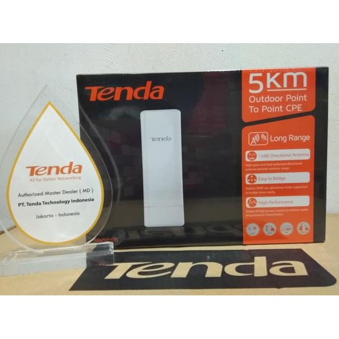 Tenda O3 5Km Outdoor Point To Point Cpe - Tenda 03 Wireless Router