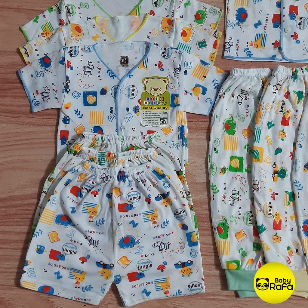 Paket Hemat Baju Bayi Motif 18 pcs SNI BOLO - BOLO