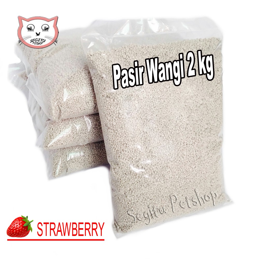 PASIR WANGI AROMA STRAWBERRY REPACK KEMASAN 2 KG