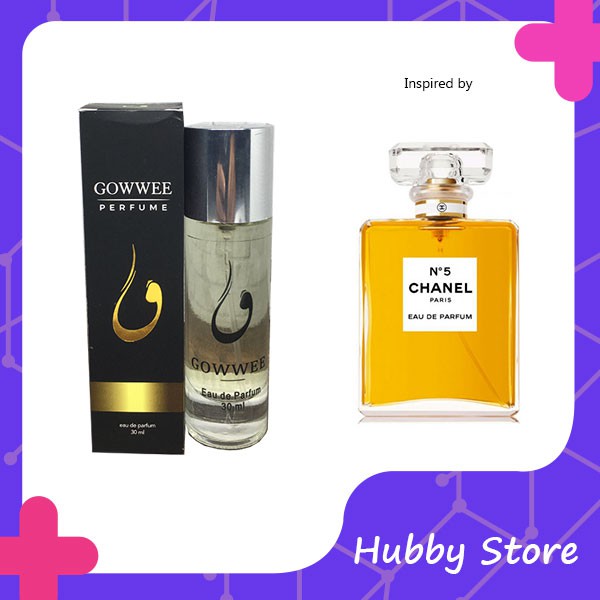 Gowwee Parfum Chanel No 5 - Inspired - Parfume Wanita Aroma Lemon Minyak Wangi Tahan Lama Murah