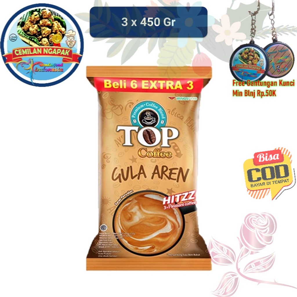 

Kopi Top Gula Aren Pouch 6+3 (Buy 2 Get 1 Free) Kopi Santai