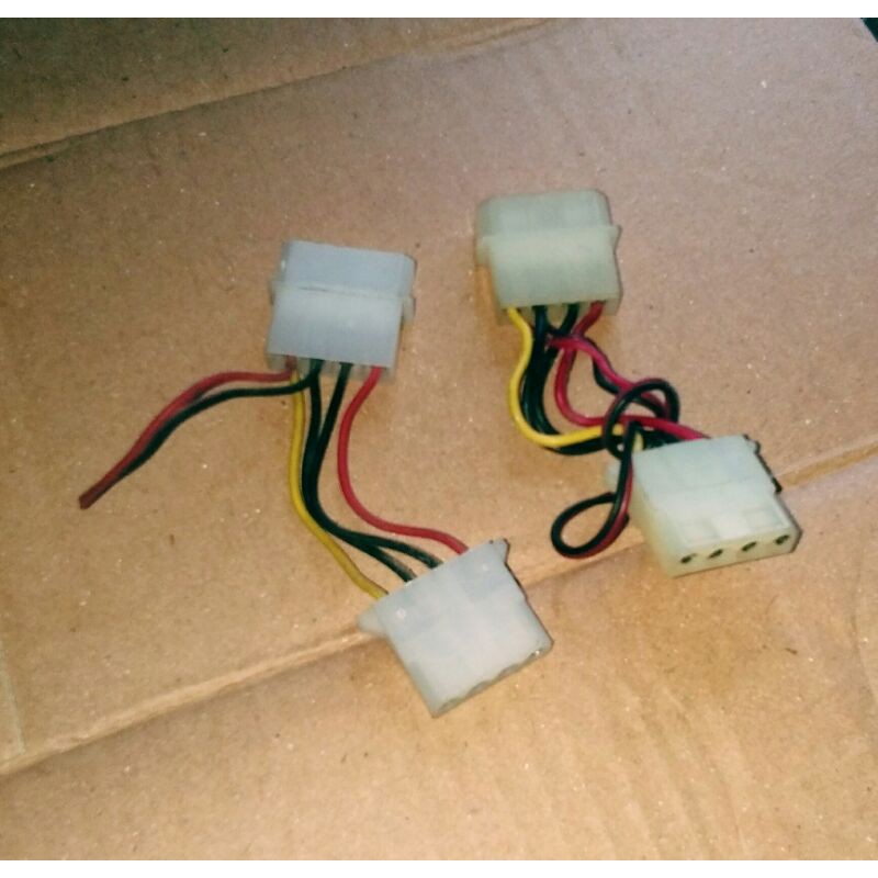 Soket extension untuk extra fan pada psu compt desktopPacking : 1 set soket extension