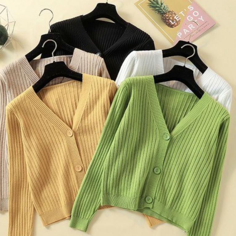MAC.01Jl22ˣ | Cardy Crop / Gink Rib / Cardigan Rajut