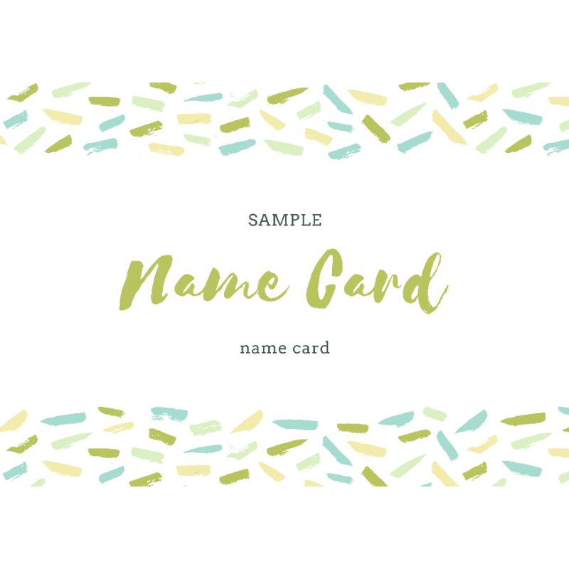 

Sample Name Card