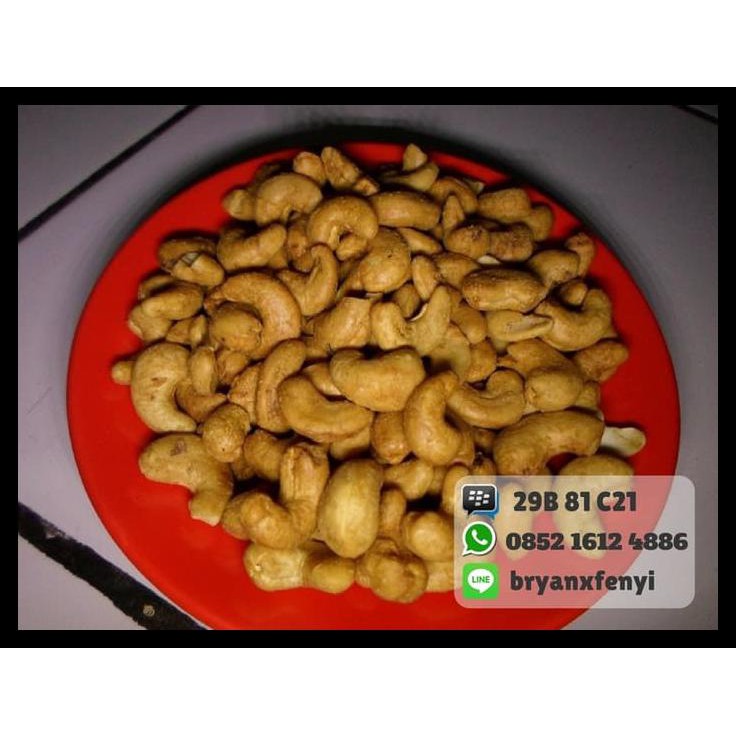 

HOT SALE Kacang Mede / Mete Oven Original (250 gr / 1/4 kg) terjamin