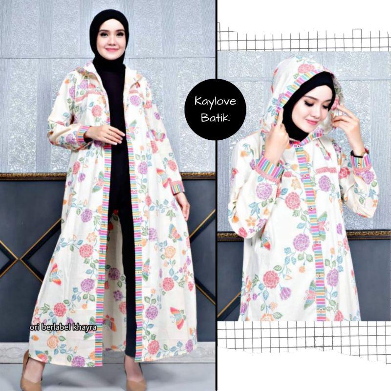 Cheryll Dress | Long Dress + Hoodie | Long Cardi + Hoodie | Gamis + Hoodie
