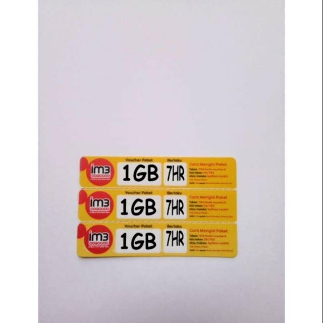 VOUCHER INDOSAT 1GB 7 HARI