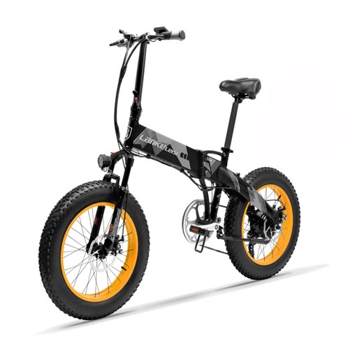 Sepeda Listrik Elektrik Lipat Smart Moped 48V 10AH 1000W Lankeleisi X2000 Plus