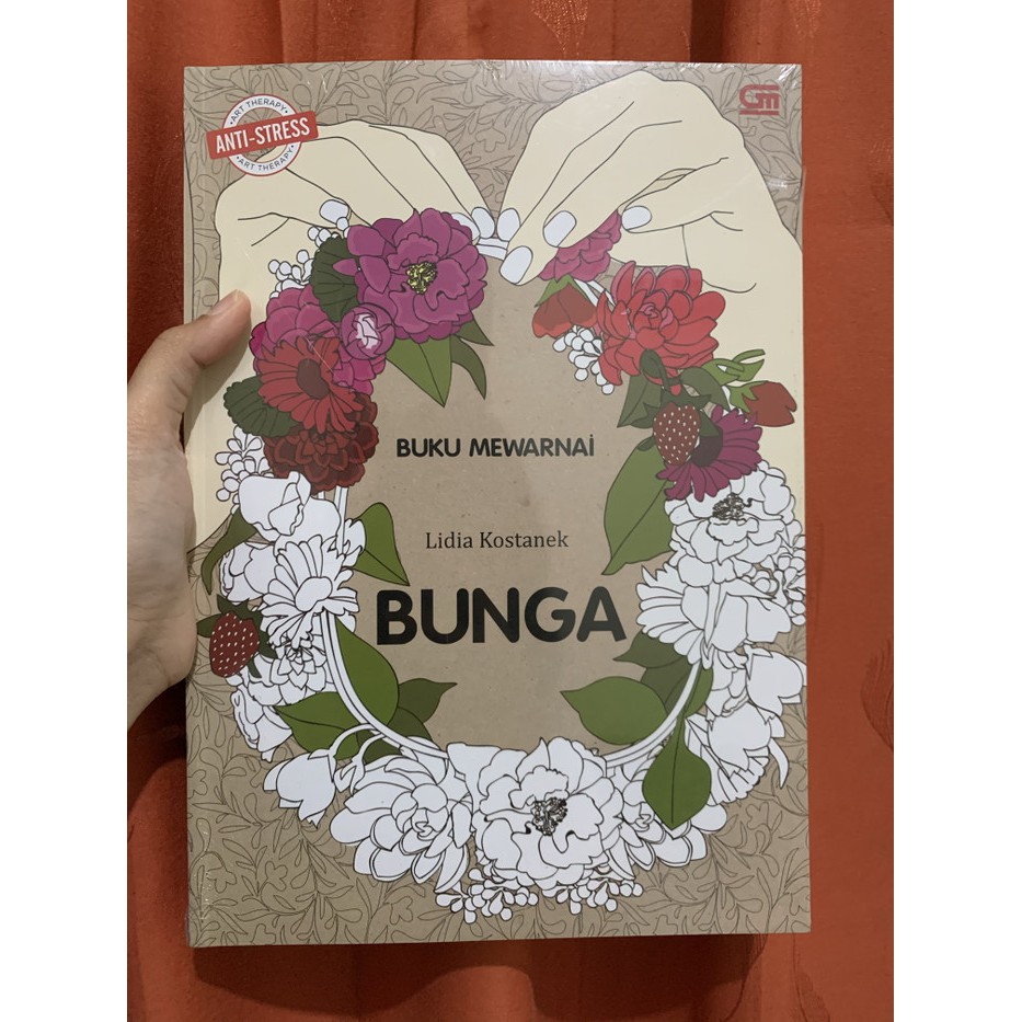 Download Art Therapy Buku Mewarnai Anti Stress Dewasa Bunga Adult ...