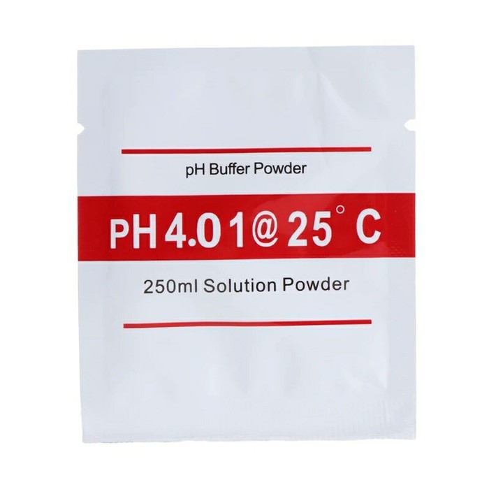 pH Buffer Powder Solution 4.01 Merah Serbuk Bubuk Kalibrasi Ph Meter