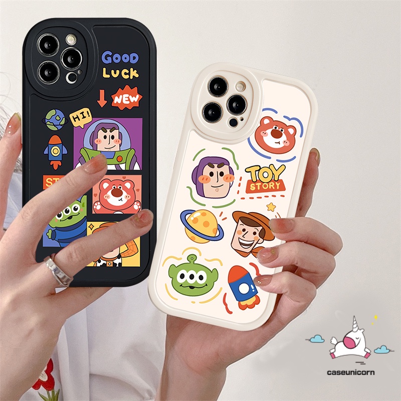 Casing Redmi 12C 10A 10C A1 10 9 9A 9T 9C NFC K40S POCO X3 F4 M3 Redmi Note 10 10s Note 11catatan 8catatan 9catatan 9s Note 11s Note 9Pro Kartun Lucu Toy Story Manyo Soft TPU Sarung