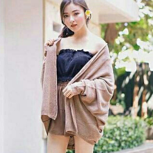 MARION OUTER RAJUT - OUTER OVERSIZE TERBARU - CADRIGAN WANITA