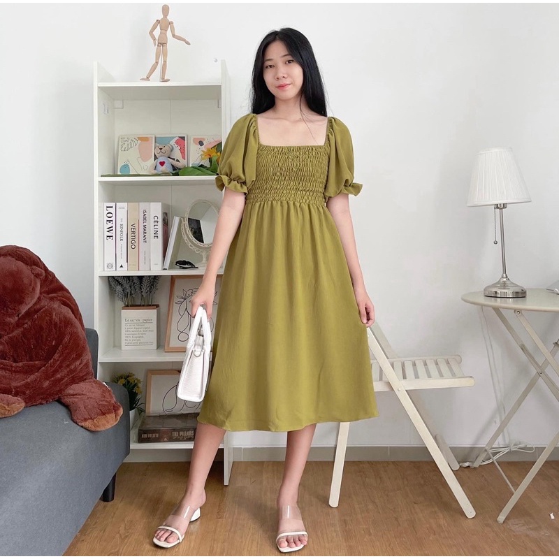 Berry Ribbon Dress 7B