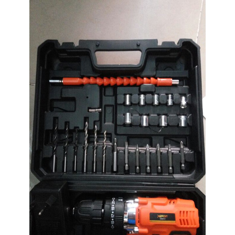 xenon xn CDID707 mesin bor beton cordless impact drill CDID 707