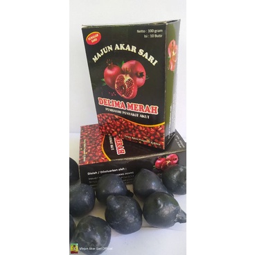 MAJUN AKAR SARI DELIMA MERAH Obat Herbal Lemah Syahwat Mani Encer Ejakulasi Dini Tahan Lama Penambah Stamina Pria-1