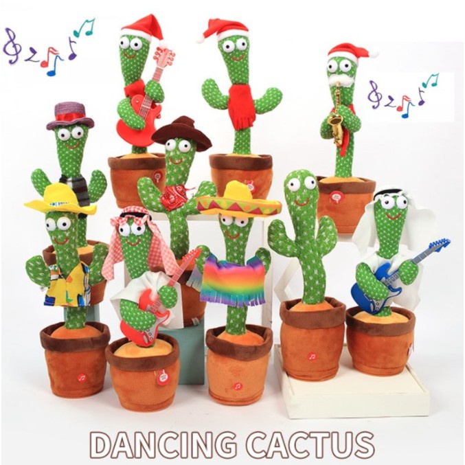 KAKTUS MENARI // DANCING KAKTUS // MAINAN ANAK KAKTUS MENARI MENYANYI