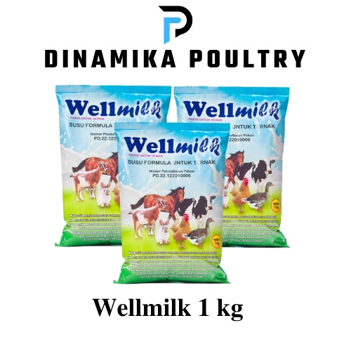 Susu Wellmilk 1 kg (Susu Formula Untuk Hewan Ternak)