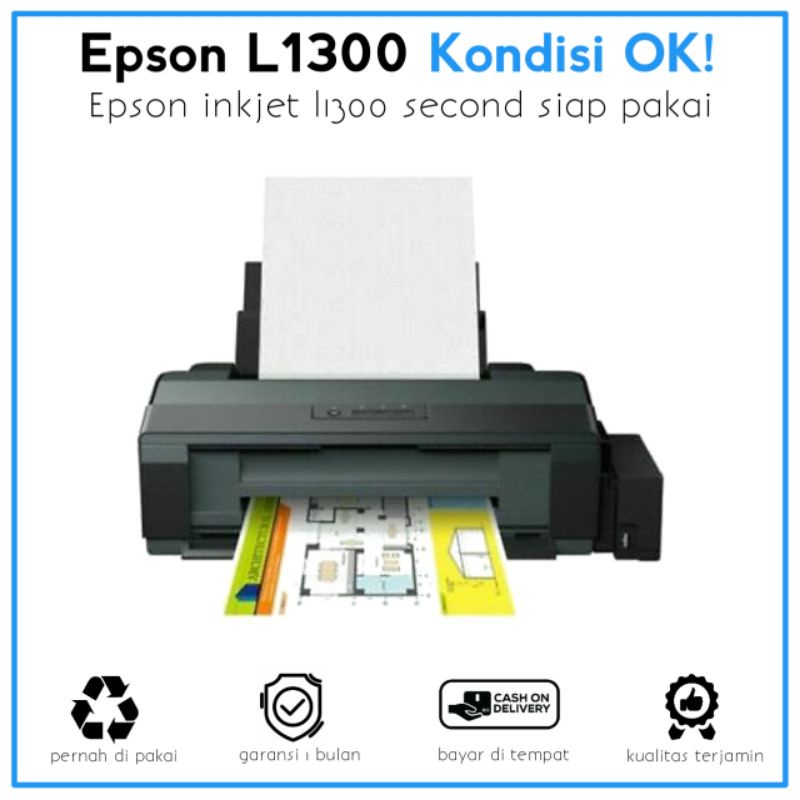 Printer Epson L1300 A3 / bergaransi siap pakai