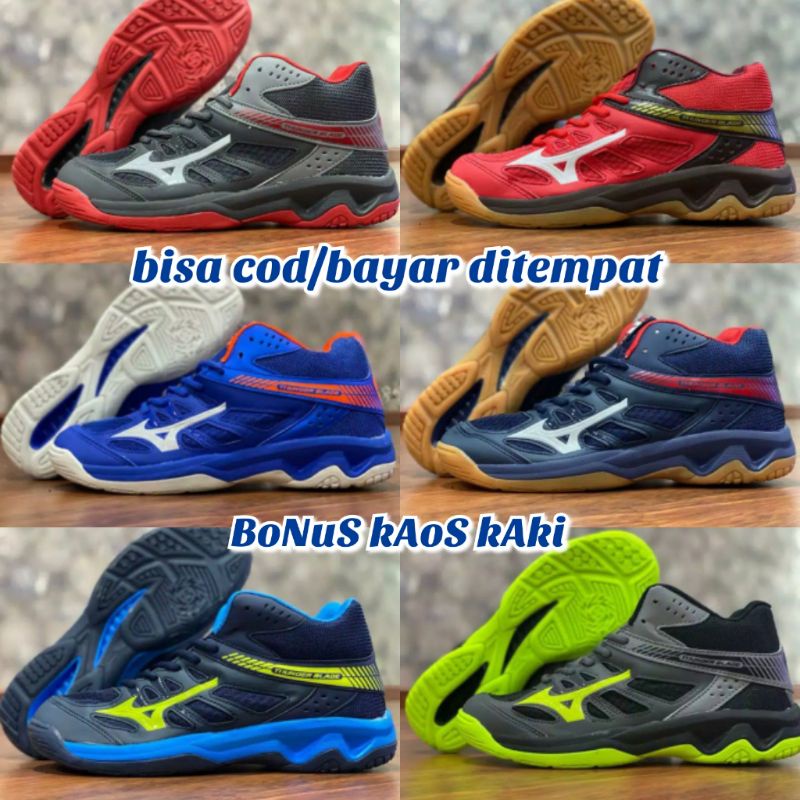 SEPATU VOLI MIZUNO THUNDER BLADE 1 MID PREMIUM IMPOR THUNDER BLADE 1 PREMIUM