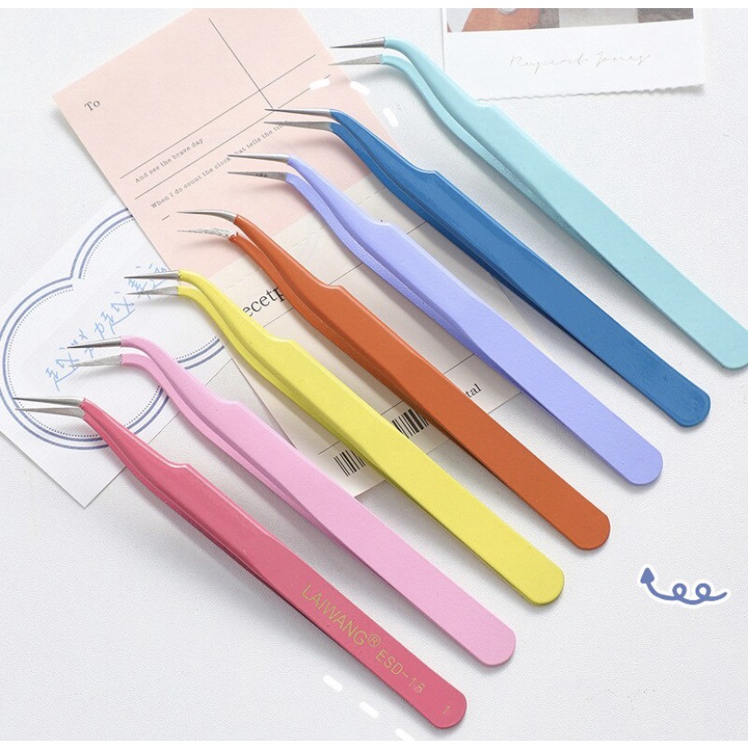 

pinset aesthetic tweezer pink sticker