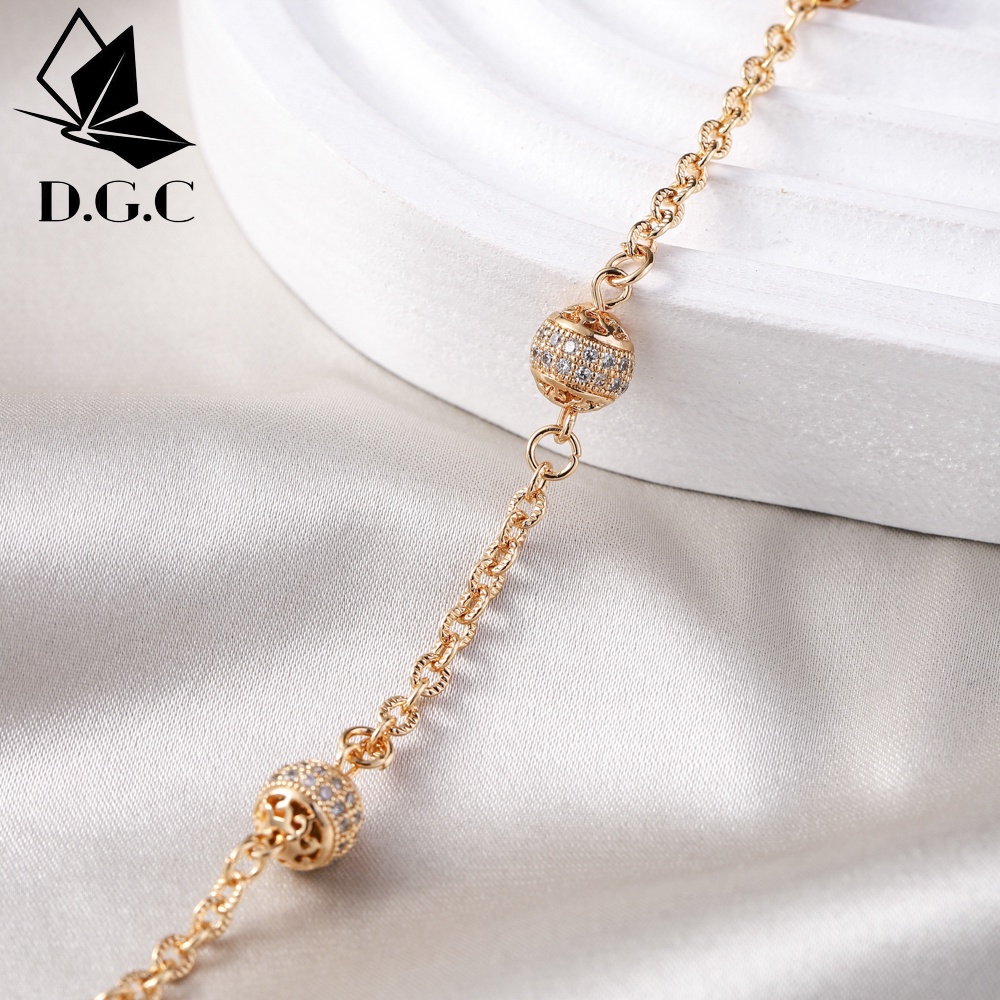 ✨D.G.C✨ COD Rose Gold Bell Gelang Wanita Titanium Stainless Steel Aksesoris Wanita D201