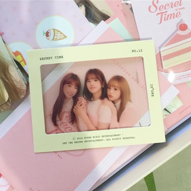 IZONE IZ*ONE PHOTOCARD UNIT FILM PHOTO FROM SECRET TIME PHOTOBOOK YENA YUJIN NAKO