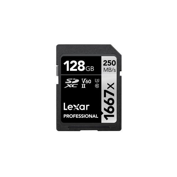 Lexar Professional 1667x SD Card XC 128GB Up To 250MB/s-Garansi Resmi