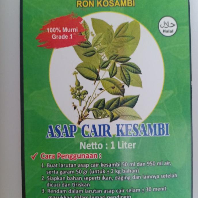 

[COD] Asap Cair Kesambi 100% Grade 1 Repack 50ml [COD]
