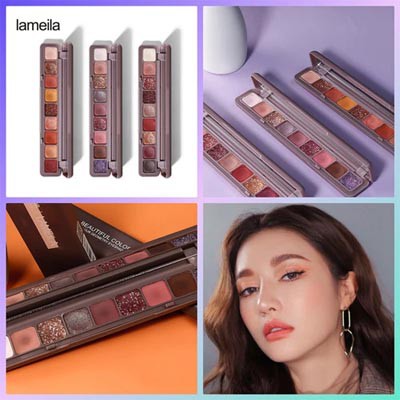 (9 COLORS) LAMEILA BEAUTIFUL COLOUR GEOMETRY EYESHADOW