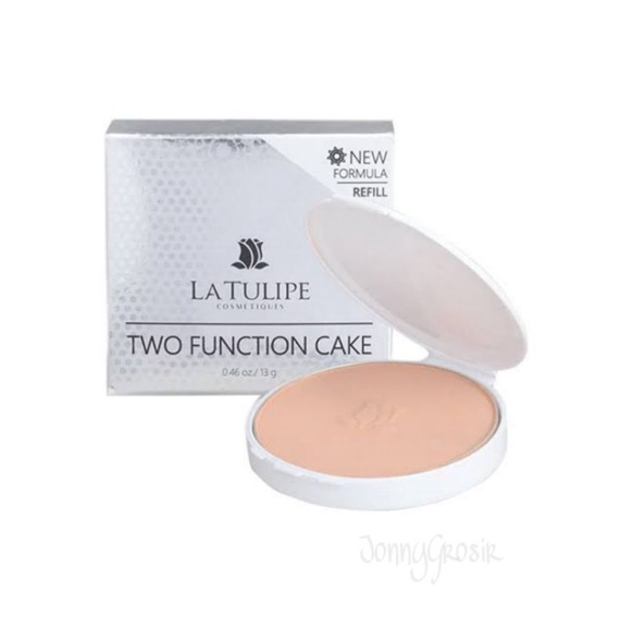 LA TULIPE two function cake bedak padat &amp; bedak refill TFC  13 g