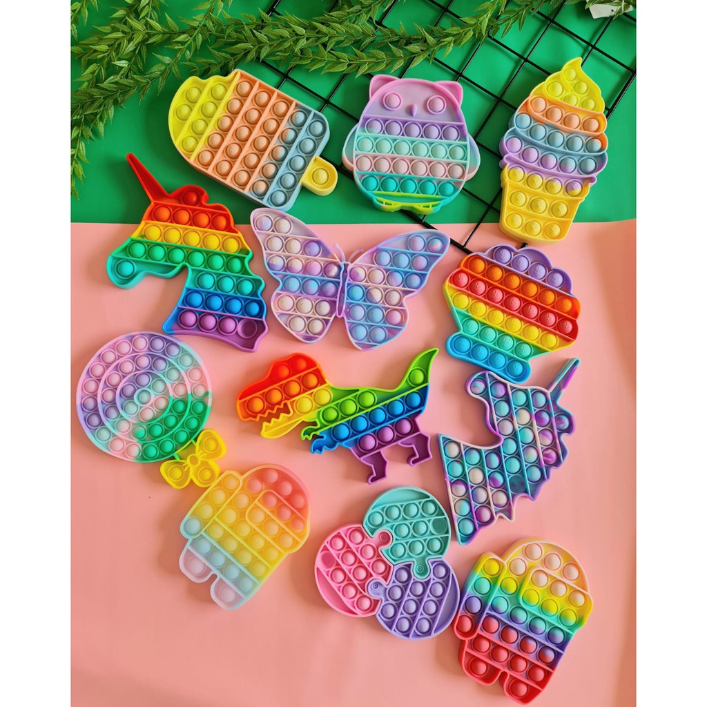 Pop It Fidged Toys Mainan TikTok Push Pop-1