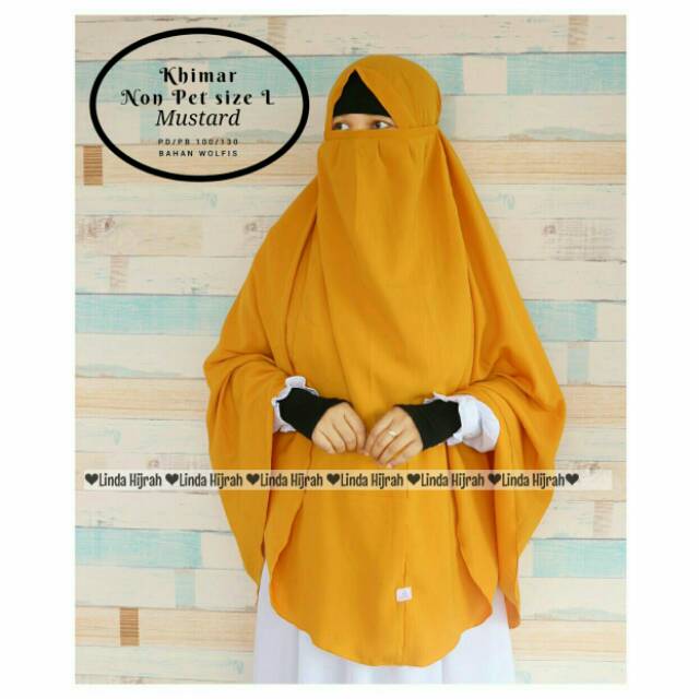 Khimar set cadar/khimar non ped