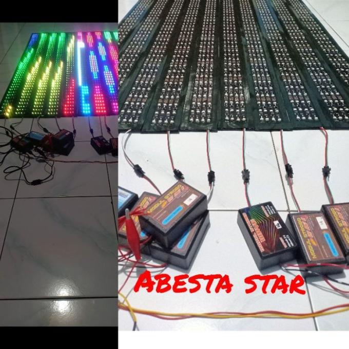 Lampu Led Rgb Strobo Wave Variasi Kaca Mobil 12Volt 120Cm-140Cm Diskon