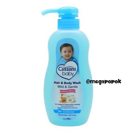 Cussons Baby Hair &amp; Body Wash Mild Gentle Pump 300ml/megapopok