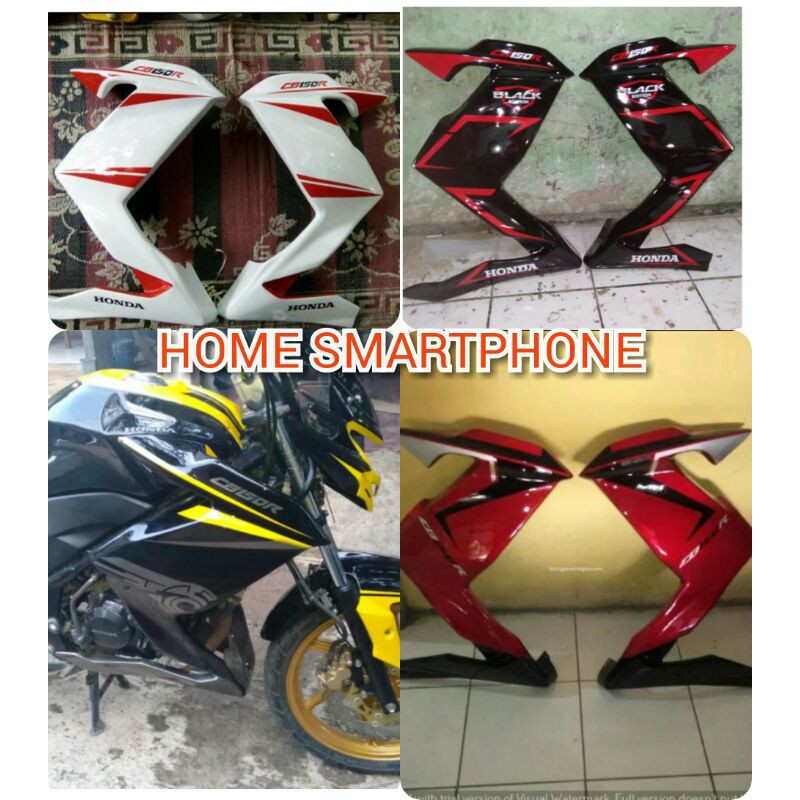 Sayap half fairing honda Old CB150R LAMA MODEL NINJA.Z250
