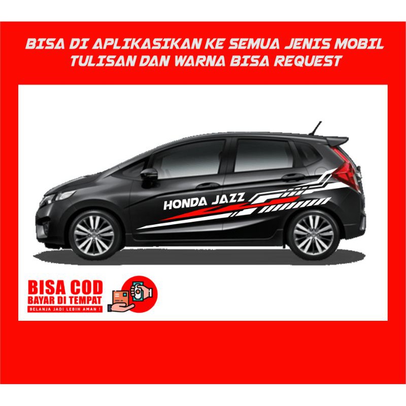 Cutting Stiker Mobil Honda Jazz