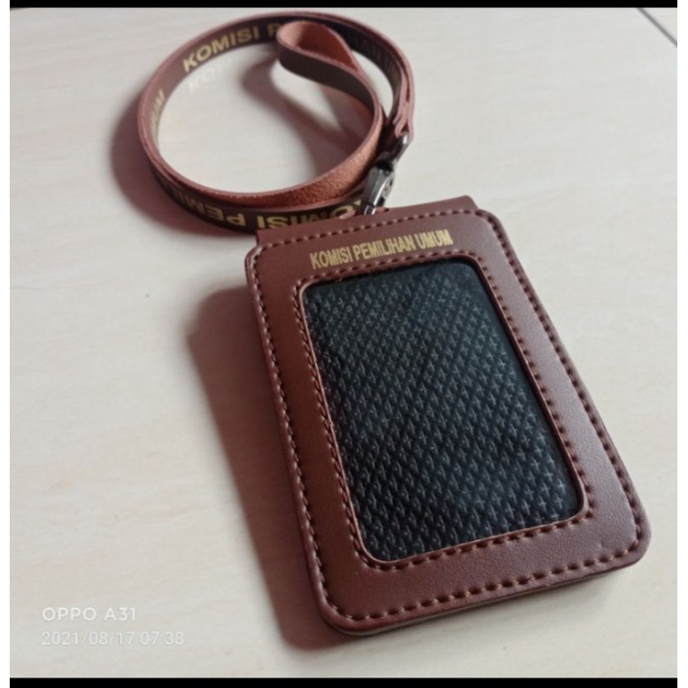 

holder id card / name tag KPU model lipat