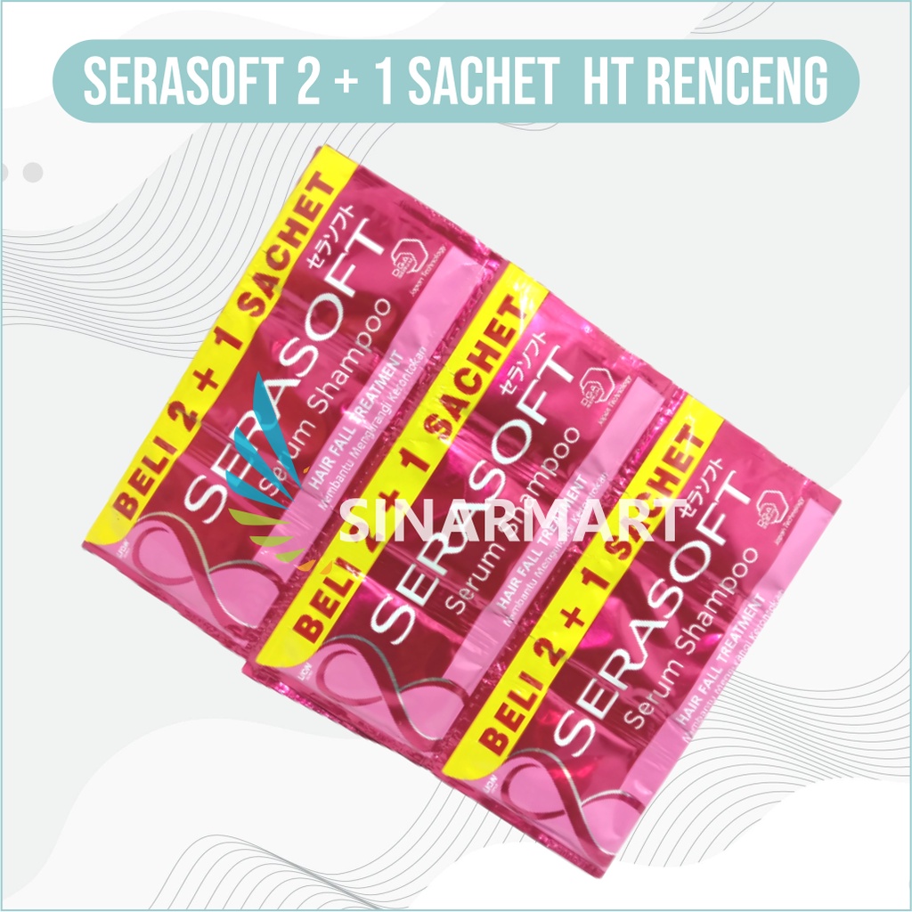 SHAMPOO SERASOFT SACHET / RENTENG / RENCENG