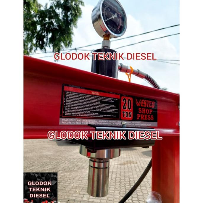 Westco Hydraulic Shop Press 20 Ton T-61220