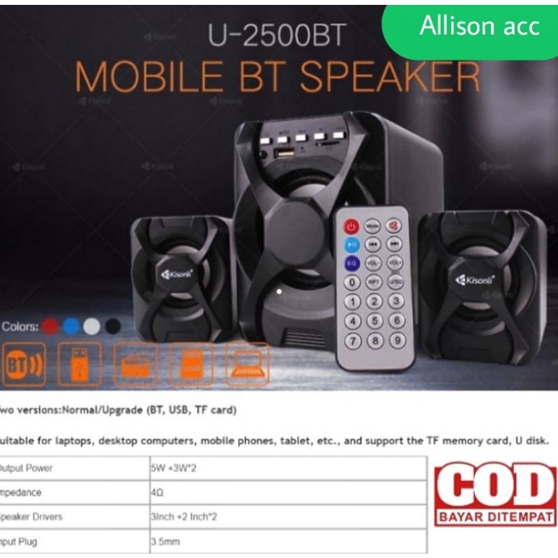 SPEAKER ACTIVE AKTIF BLUETOOTH SALON KOMPUTER LAPTOP PC GAMING SPIKER AKTIF ACTIVE MUSIK BOX BLUETOO