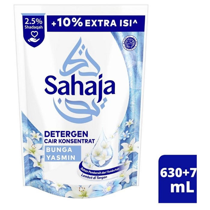 Sahaja deterjen cair 630ml+70ml