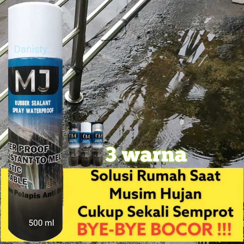 anti bocor atap seng semprot MJ 500 mili/atap seng/asbes/aquarium/kolam/tembok