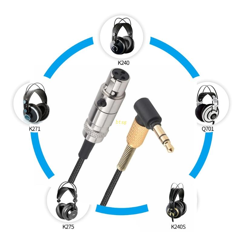 Btsg OFC Kabel Extension Headphone Pengganti Model Kepang Dengan Jack 3.5mm