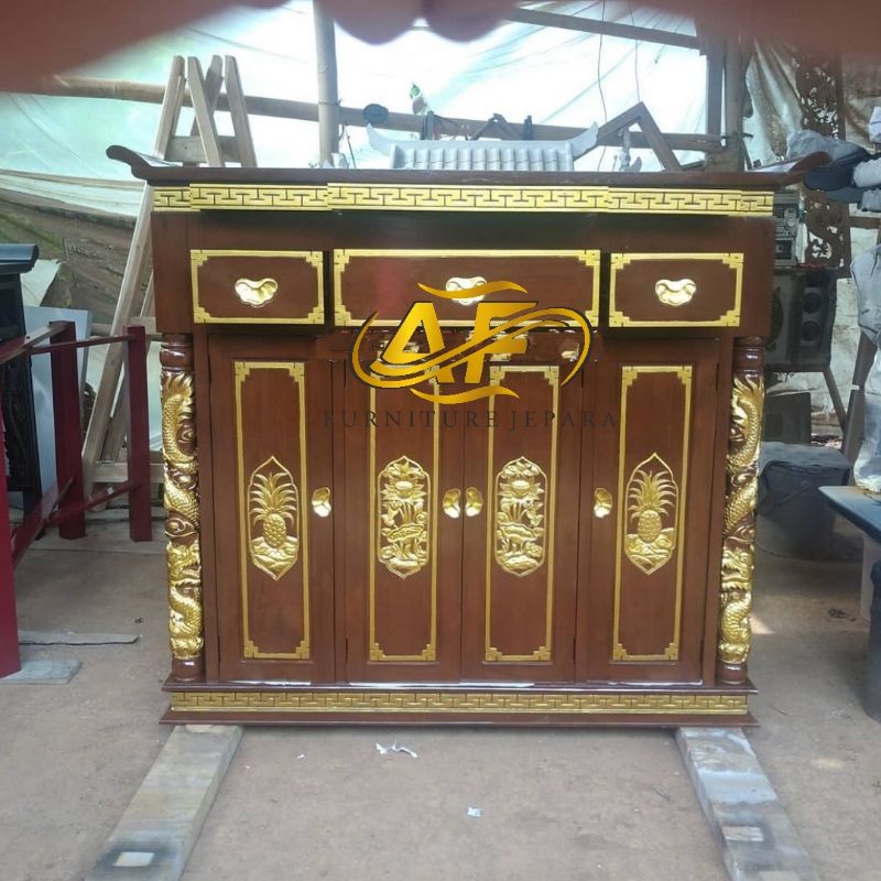 meja altar sembahyang,meja altar ukiran naga,meja sembahyang mewah