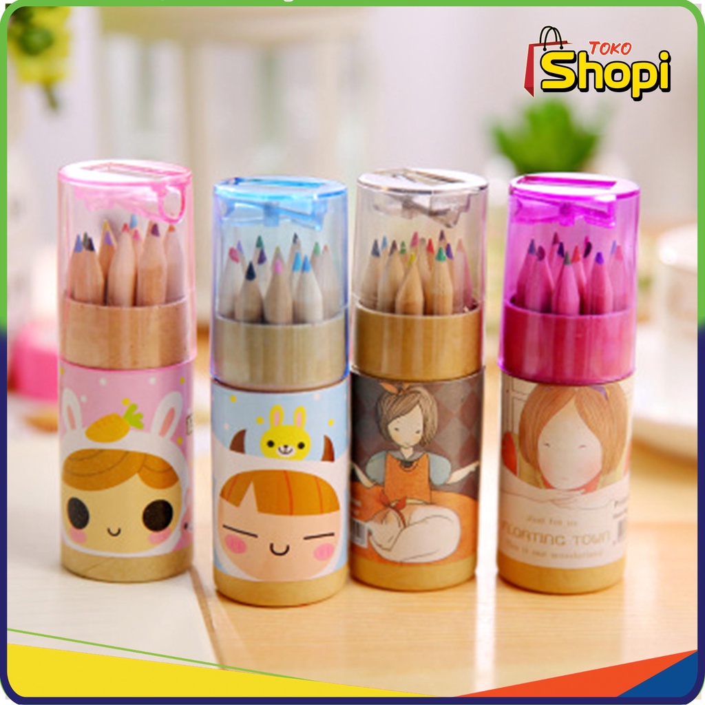 

Pensil Warna Dan Peraut Pensil Warna Set 12 Warna 223