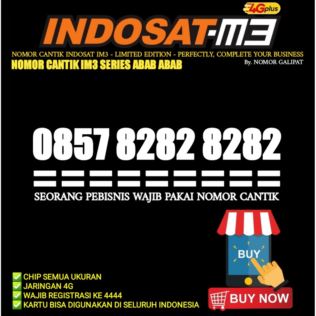 NOMOR CANTIK INDOSAT IM3 SERIES ABABABAB NOMOR NYA SULTAN