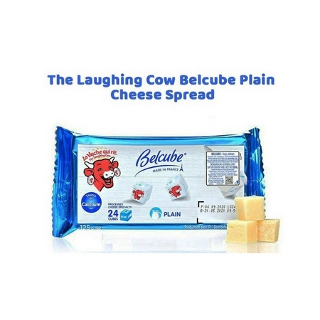 Belcube Keju Plain Cheese Spread 24 Cube Keju MPASI - Kabakids Store