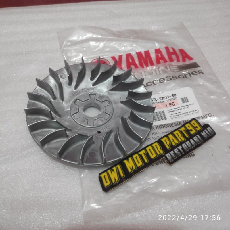 KIPAS PULLY DEPAN MIO NOUVO SOUL FINO KARBU ORIGINAL ORI YAMAHA