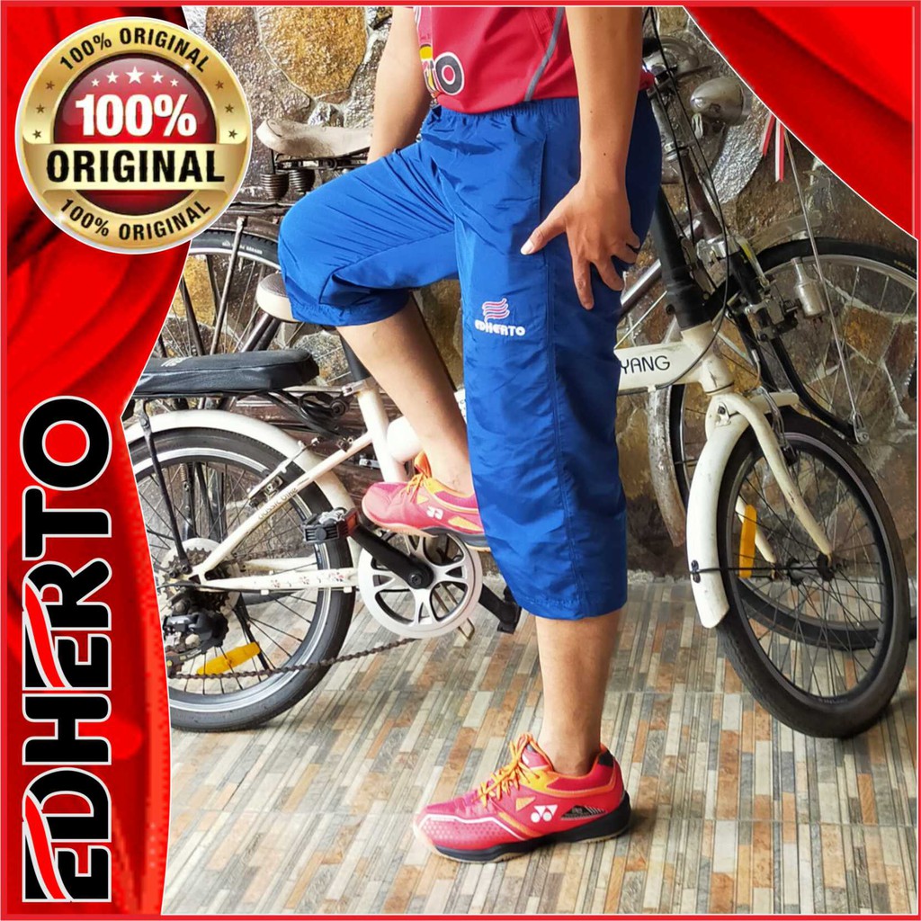 Celana Training 7/8 Polos Mikro EDHERTO - Celana Olah Raga 7/8 Polos Mikro - Celana Gunung 7/8 Mikro