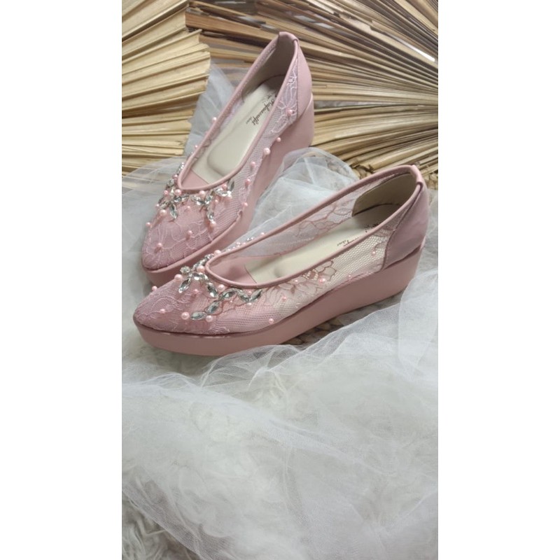 merisa wedges dustypink 5cm wedges